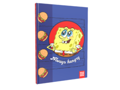 Cuaderno Cosido Rayado Bob Esponja
