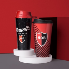 Vaso Newell´s Old Boys tapa café y packaging en internet