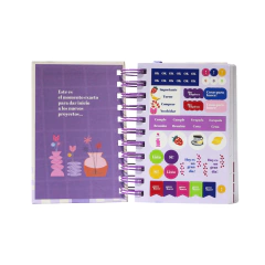 Agenda Deco Azul Día por Página 10x15cm 2026 - PPR Solutions