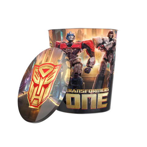 Lata Tranformers One Cónica con Relieve