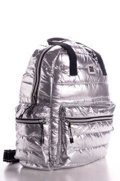 Mochila Puffer Plata - comprar online