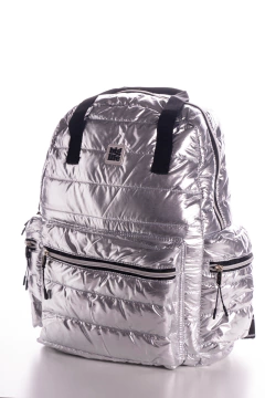 Mochila Puffer Plata en internet