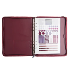 Planner Minimal Bordó Día por Página 15x21cm en internet