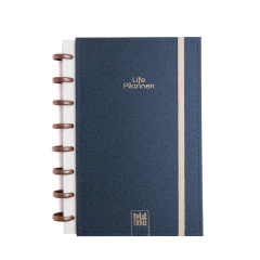 Life Planner Liso Azul 15x21cm - comprar online