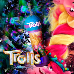Vaso Micrófono Parlante Trolls 3 - comprar online