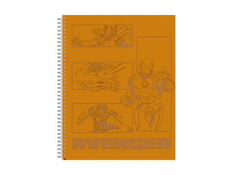 Cuaderno Universitario Tapa Flexible Avengers Cuerina