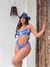 Biquíni Bea com calcinha Bruninha Azul - comprar online