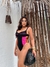 PRÉ-VENDA Maiô Atena Preto/Rosa/Laranja - comprar online