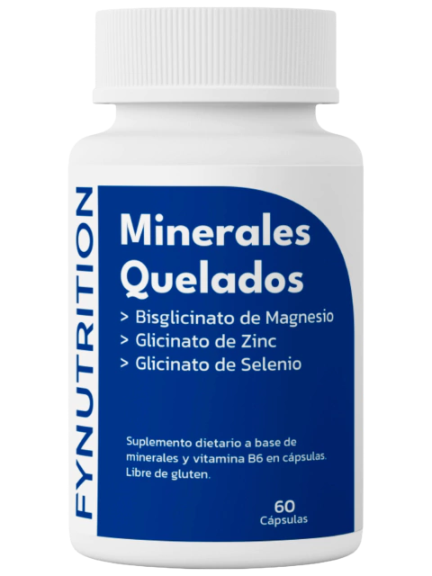 MINERALES QUELADOS - 60 CÁPSULAS - comprar online