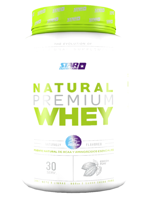 NATURAL PREMIUM WHEY 2 LBS - COCOA PURE