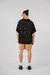 Camisa Stripes Seda - Black en internet