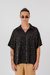 Camisa Stripes Seda - Black - Le France
