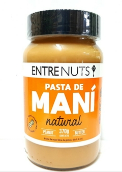Pasta de maní natural 370gr - Entrenuts