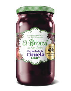 Mermelada light sabor ciruela x400 gr - El brocal - comprar online