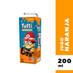 Jugo sabor naranja x200 ml - Tutti