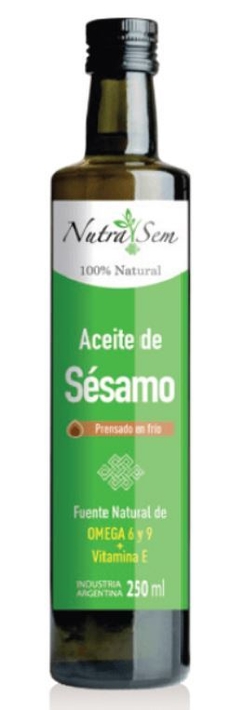 Aceite de sésamo x250 ml - Nutrasen