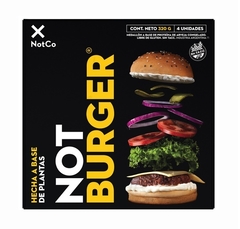 Not burgers medallón a base de proteína de arvejas x4 unidades - NotCo