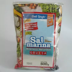 Sal marina gruesa 500gr - Gell Singh