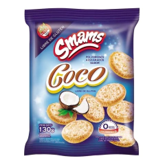Polvorones azucarados de coco veggie sin TACC x130 gr - Smams