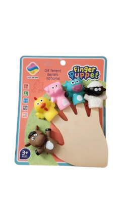 Titeres De Dedo Para Jugar En El Agua Animales X5 Kreker - comprar online