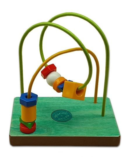 Prono 2 Vias De Madera Didactico Motricidad Fina 15x10cm