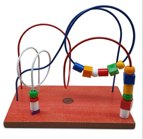 Prono 3 Vias Laberinto Madera Didactico Motricidad 20x30cm