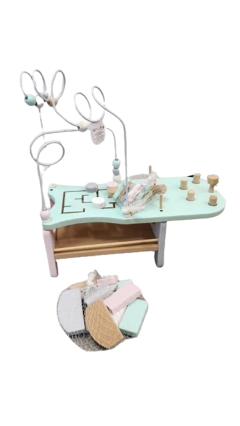 Banco Didáctico De Madera Activity 5 En 1 Prono, Encastre Pp