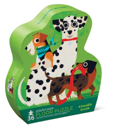 Puzzle Rompecabezas De Piso Perros 36 Piezas C. Creek