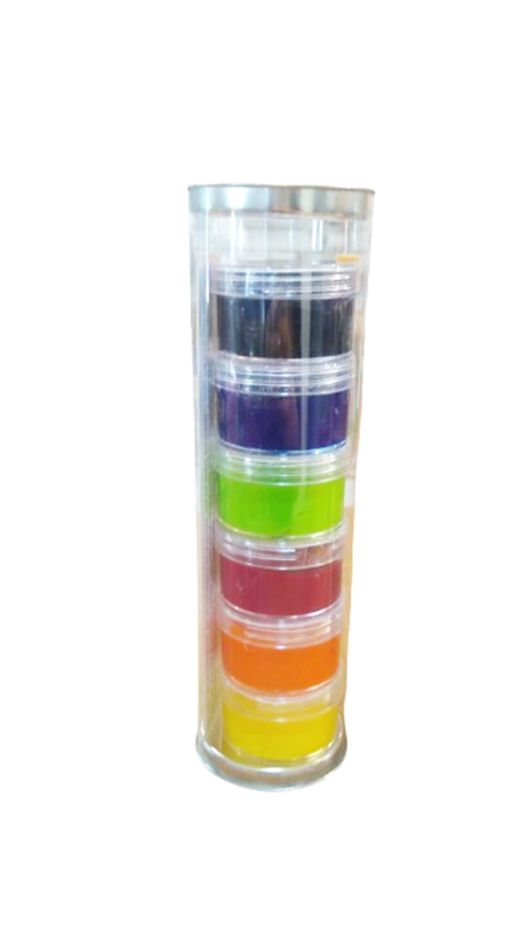 Dactilo Pintura De Colores Puros Tubo X6 + Pincel