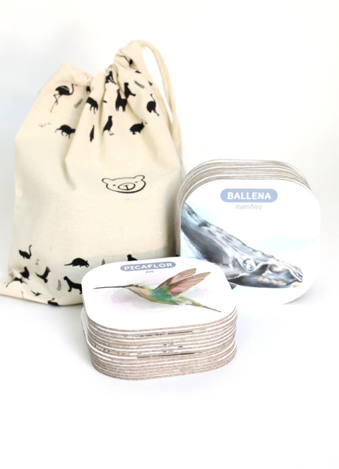 Juego de Memoria Animales Autoctonos Argentinos 30 Piezas Keiki