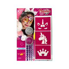 Blister Maquillaje Artistico Pinturas Glitter Halloween Futbol Spiderman