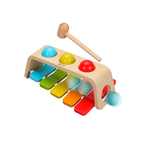 Activity Xilofon Y Banco De Descarga 2 En 1 De Madera Cw
