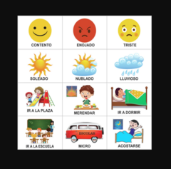 Agenda Visual Diaria Magnetico Iman Material Tea Autismo Vp - tienda online