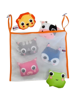 Animalitos Al Agua Para Jugar 6 Piezas + Bolsa Red P.c