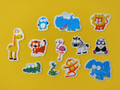 Animales Al Agua Para Jugar En La Bañera Vaca Leon 22 Piezas PZ - comprar online