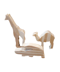 Animales De Madera Mundo Animal Sin Pintar 15 Piezas Lc en internet