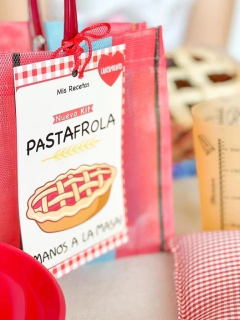 Set Cocina Kit Pastafrola + Bolsa Receta Molde Bowl Espatula en internet