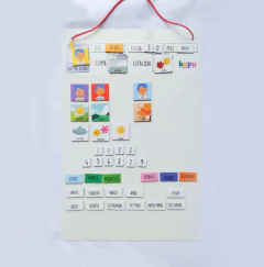 Calendario Imantado Dia Estaciones Numeros Meses Clima Emociones Mys - comprar online
