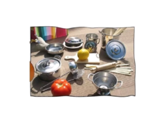 Set Completo De Cocina De Aluminio Puro 9 Piezas En Bolsa