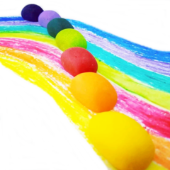 Crayones Pastas X16 Estimulacion Motricidad Fina Cera De Soja Rocayones - comprar online