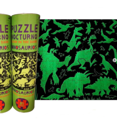 Puzzle Nocturno Fluorescente 81 Piezas Dinosaurios Jc - comprar online