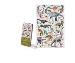 Rompecabezas Lata Dinosaurios 150 Piezas Crocodile Creek