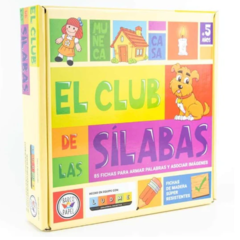 El Club De Las Sílabas Juego De Mesa Lectoescritura