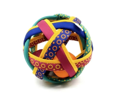 Pelota Sonajero Bebes Tela Piklera 18cm