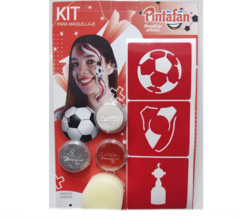 Blister Maquillaje Artistico Pinturas Glitter Halloween Futbol Spiderman en internet