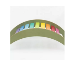 Hamaca Balancin Arco Iris Madera Juego Waldorf Montessori Mk