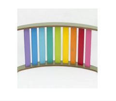 Hamaca Balancin Arco Iris Madera Juego Waldorf Montessori Mk - comprar online