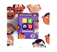 Juego De Memoria Emociones 20 Piezas Bdp