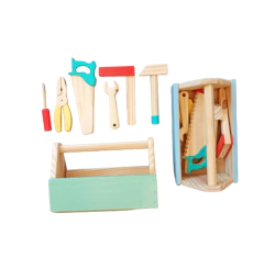 Caja De Herramientas Carpintero Serrucho Martillo Didactico - comprar online