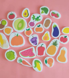 Verduras Frutas Al Agua Para Jugar En La Bañera PZ - comprar online